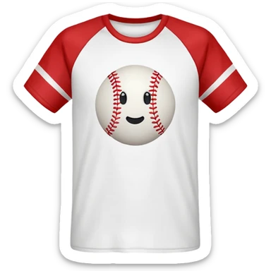 franela de beisbol sticker