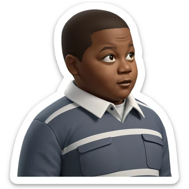 solo male in uniform sticker