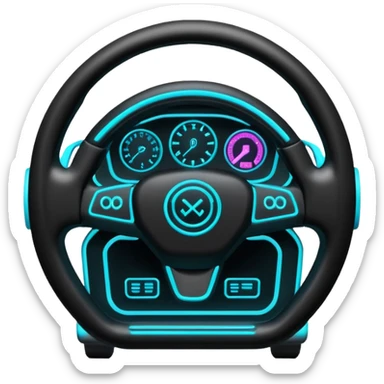 auto simulator game sticker