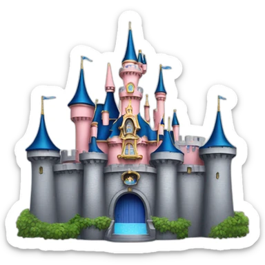 Disneyland Paris castle sticker