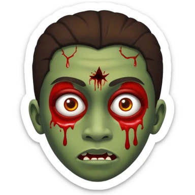 Faça uma jovem zombie loira sticker