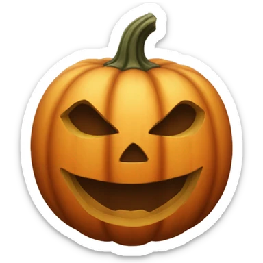 Aesthetic pumpkin sticker