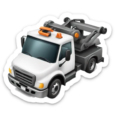 Tow truck sticker