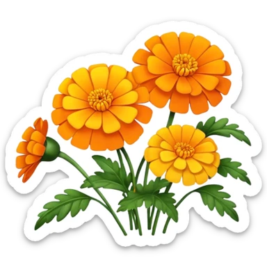 Marigolds sticker