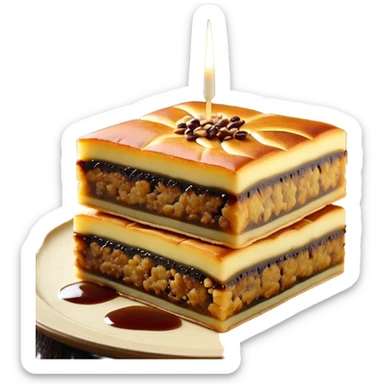 martabak manis-cinematic-realistic-martabak manis-dish-emoji,-depicted-as-a-single,-square-slice-of-sweet,-thick-martabak manis-with-a-rich,-indulgent-filling,-rendered-with-detailed-textures-and-vibrant,-appetizing-lighting sticker