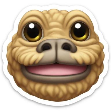 wrinkled coquí sticker