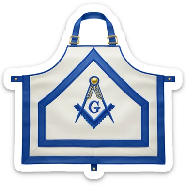 Masonic apron sticker
