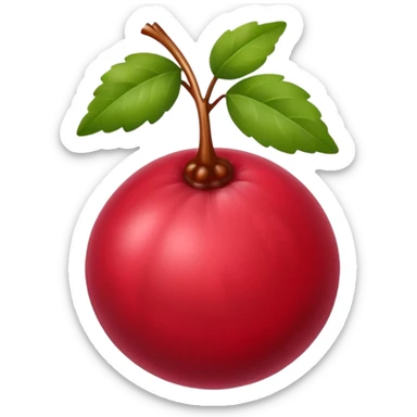 cranberry sticker
