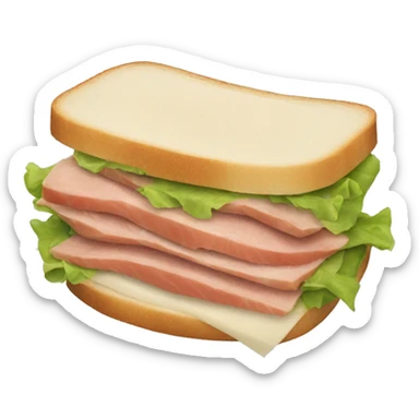 Tuna sandwich named joe sticker