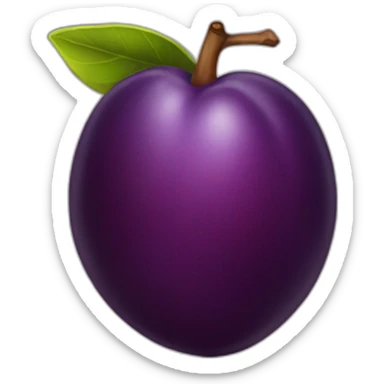plum sticker