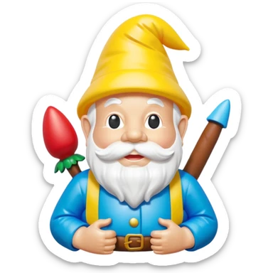   jeff koons style SPAM garden gnome inflatable  art sticker