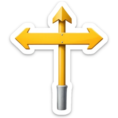 yellow arrow sign on wall, Camino de Santiago pilgrimage marker sticker