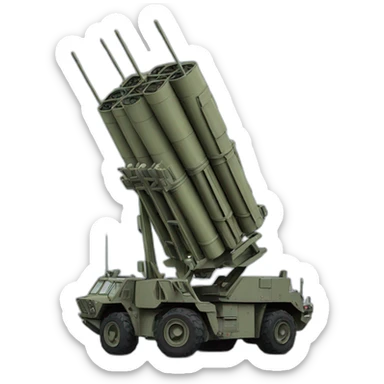 American patriot missile launcher sticker