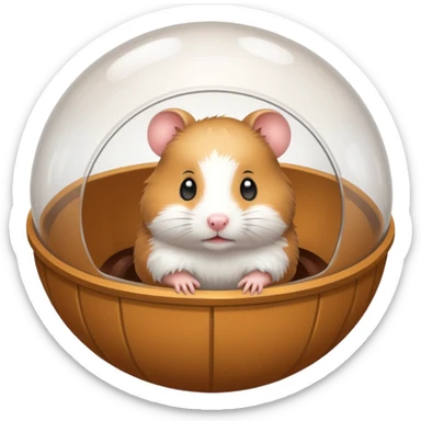 Hamster ball sticker
