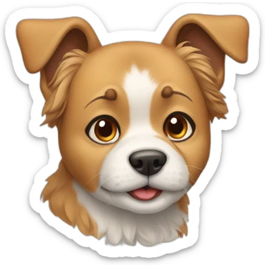 people dog cat sticker