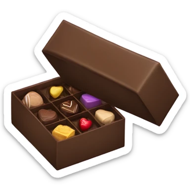 box of chocolates sticker