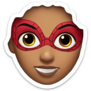 girl spider-man sticker