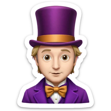 Willy wonka sticker
