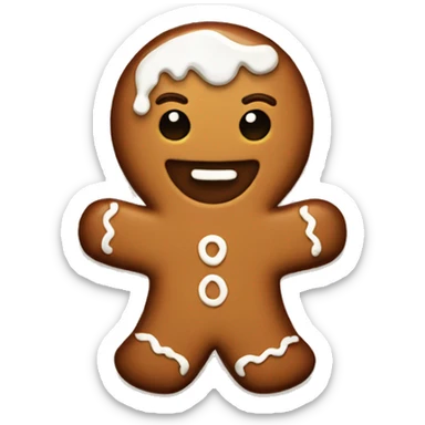 gingerbread sticker