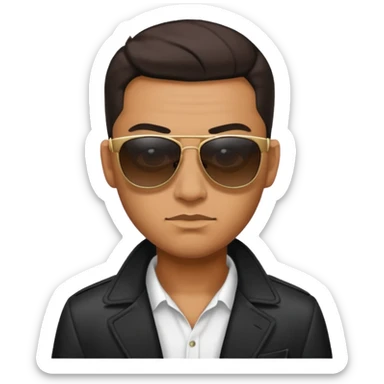 Gangster classic emoji ,simular to 😎 sticker
