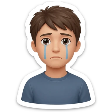 sad emoji sticker