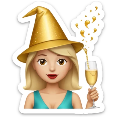 gen z party emoji  sticker