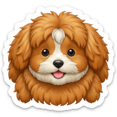 Cavapoo  apricot sticker