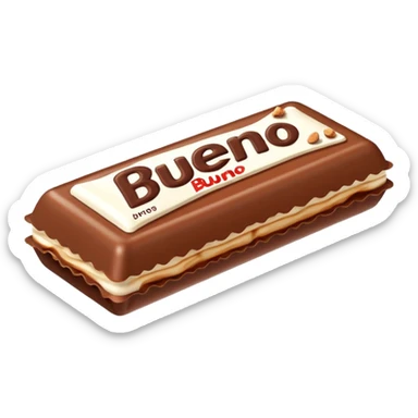 kinder bueno sticker