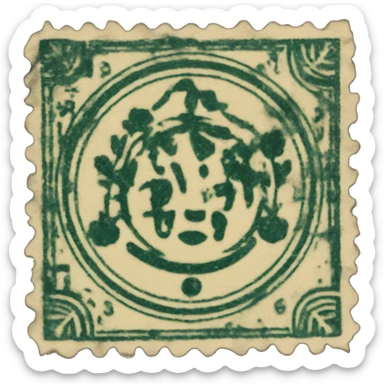 A singular Stamp is a small piece of paper or adhesive material used as evidence of payment for postage, often decorative sticker