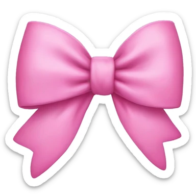 Pink bow  sticker