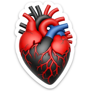 gothic animated heart sticker