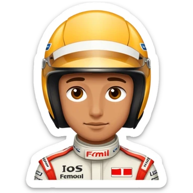 F1 driver sticker