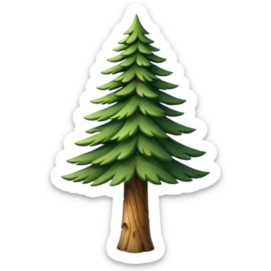 Pine tree sticker