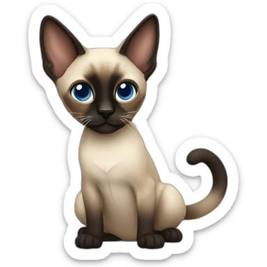 Siamese sticker