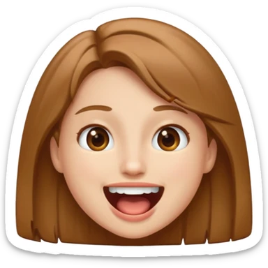 Announcement with mouth sticker