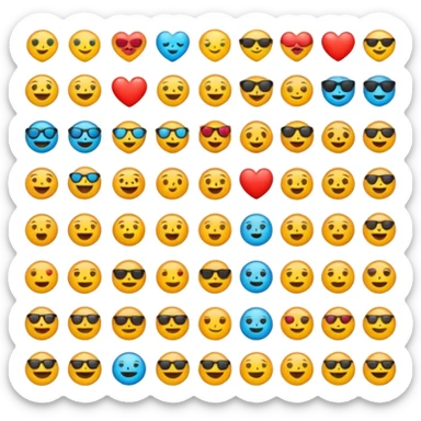 I want fun emojis for my Discord Server. Make them super fun. sticker