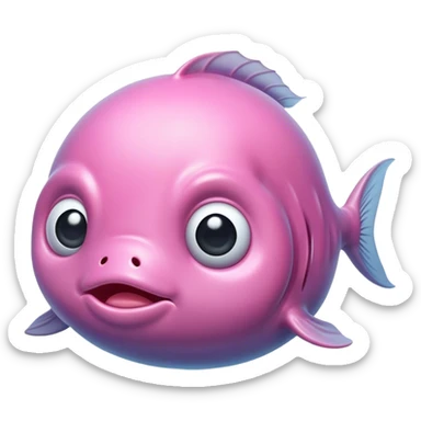 Blob fish sticker