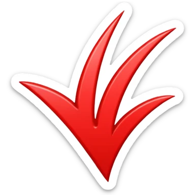 L red trading trending line and black background sticker