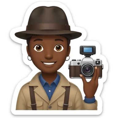 black Street Photographer sticker