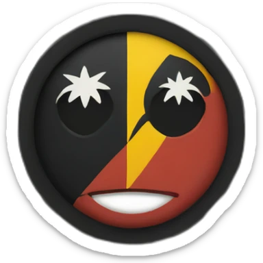 Aboriginal Australia flag sticker