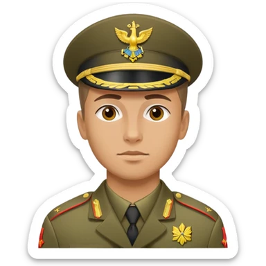 Ukrainian soldier  sticker