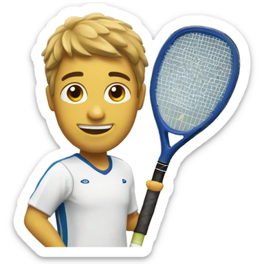 padel-player sticker