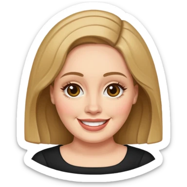 sneaky adele sticker