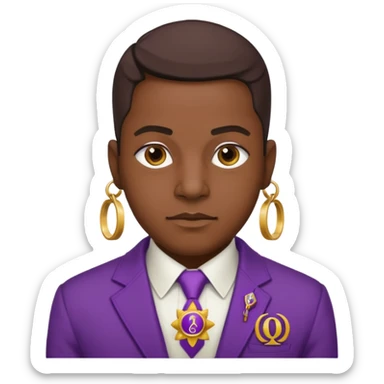 Omega Psi Phi sticker