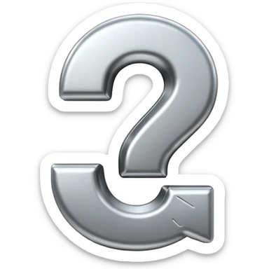 Question marker  sticker