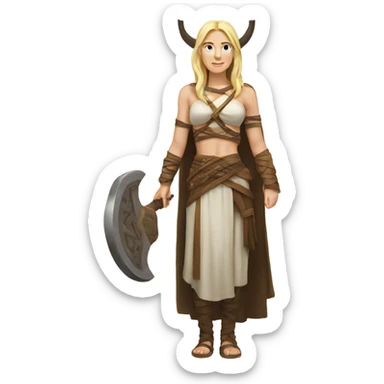 Norse goddess sticker
