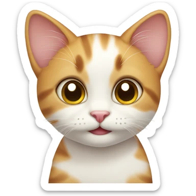 Cute cat sticker