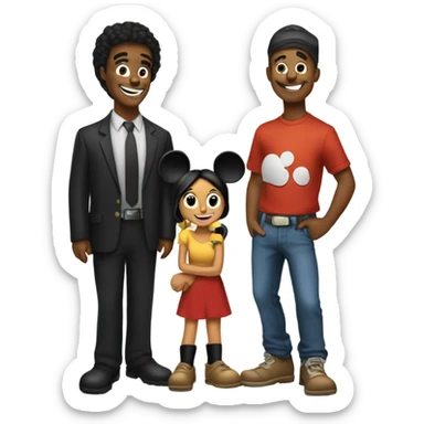 The lawsons with mickey mouse sticker