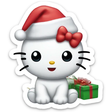 Hello kitty Christmas  sticker