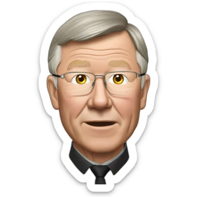 Sir Alex Ferguson sticker